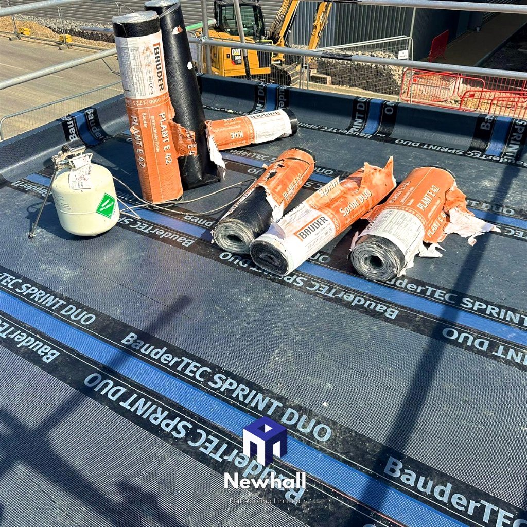 UK flat roof contractor green project