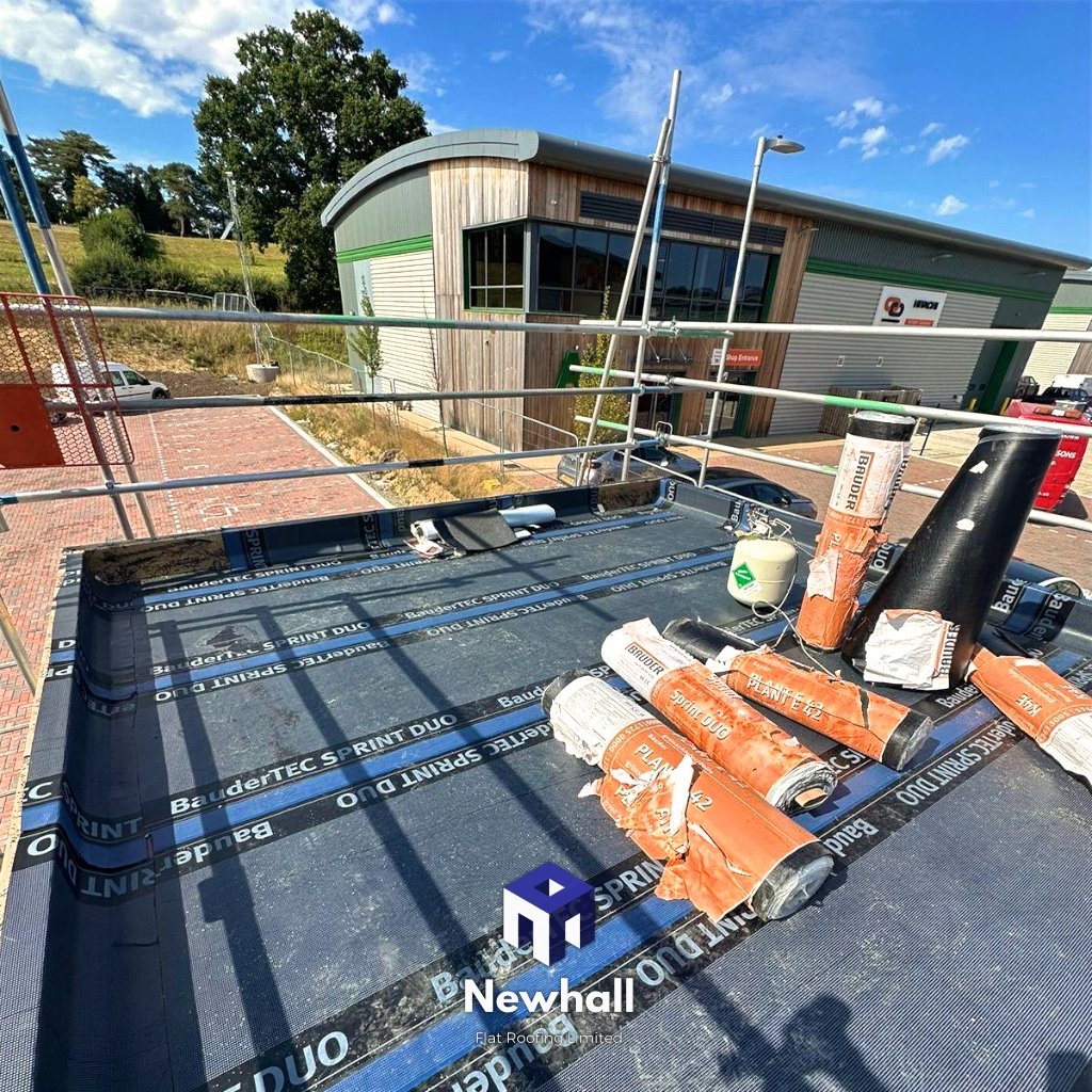 UK flat roof contractor green project