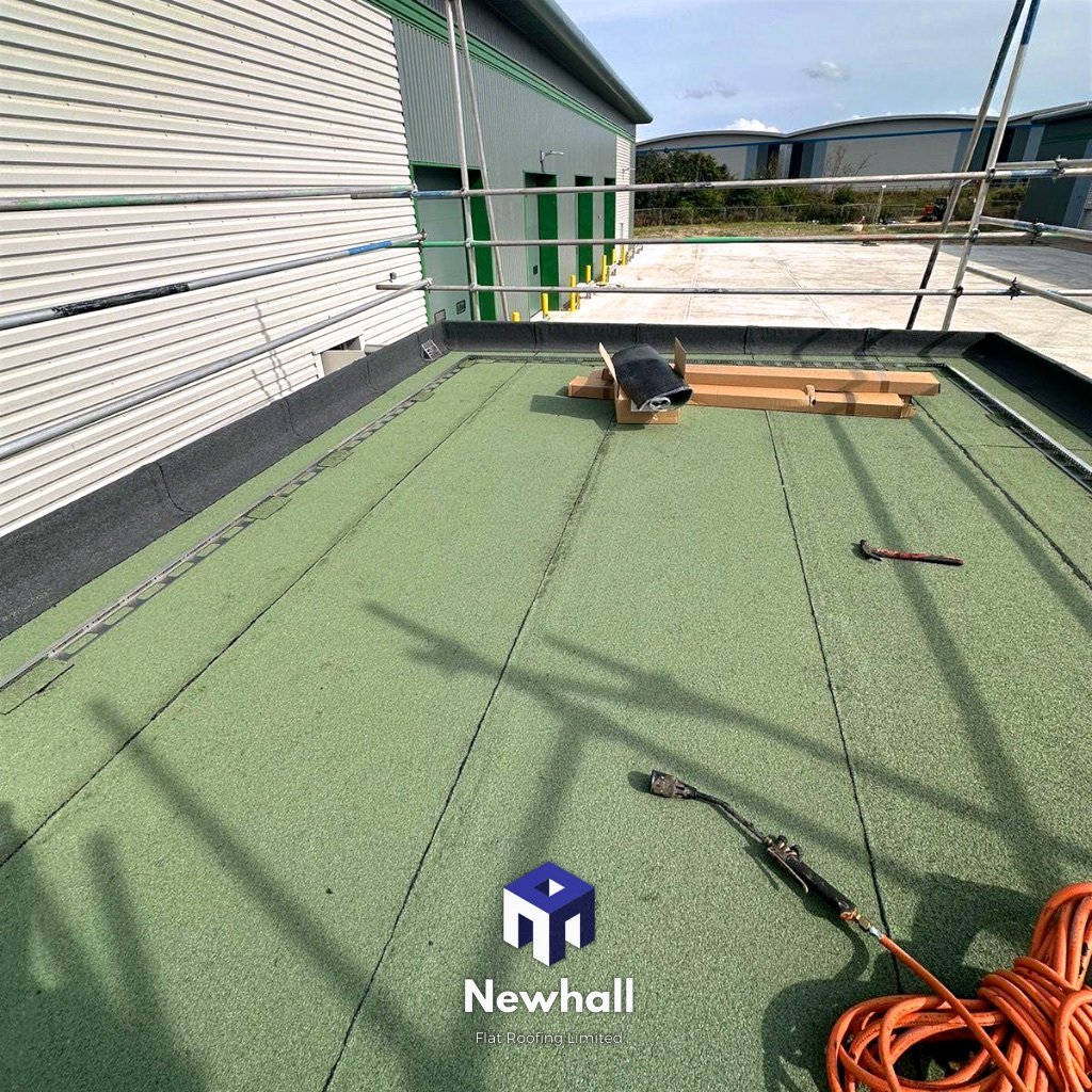UK flat roof contractor green project
