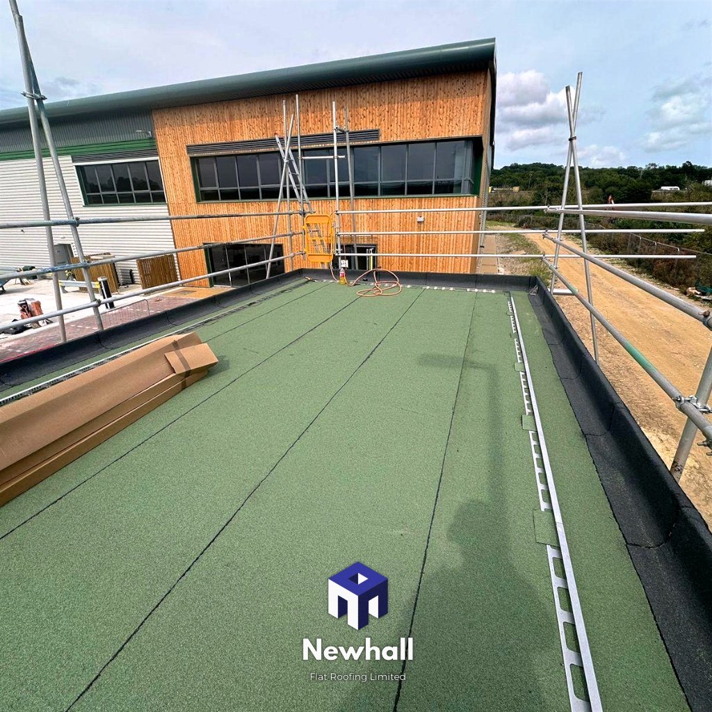 UK flat roof contractor green project