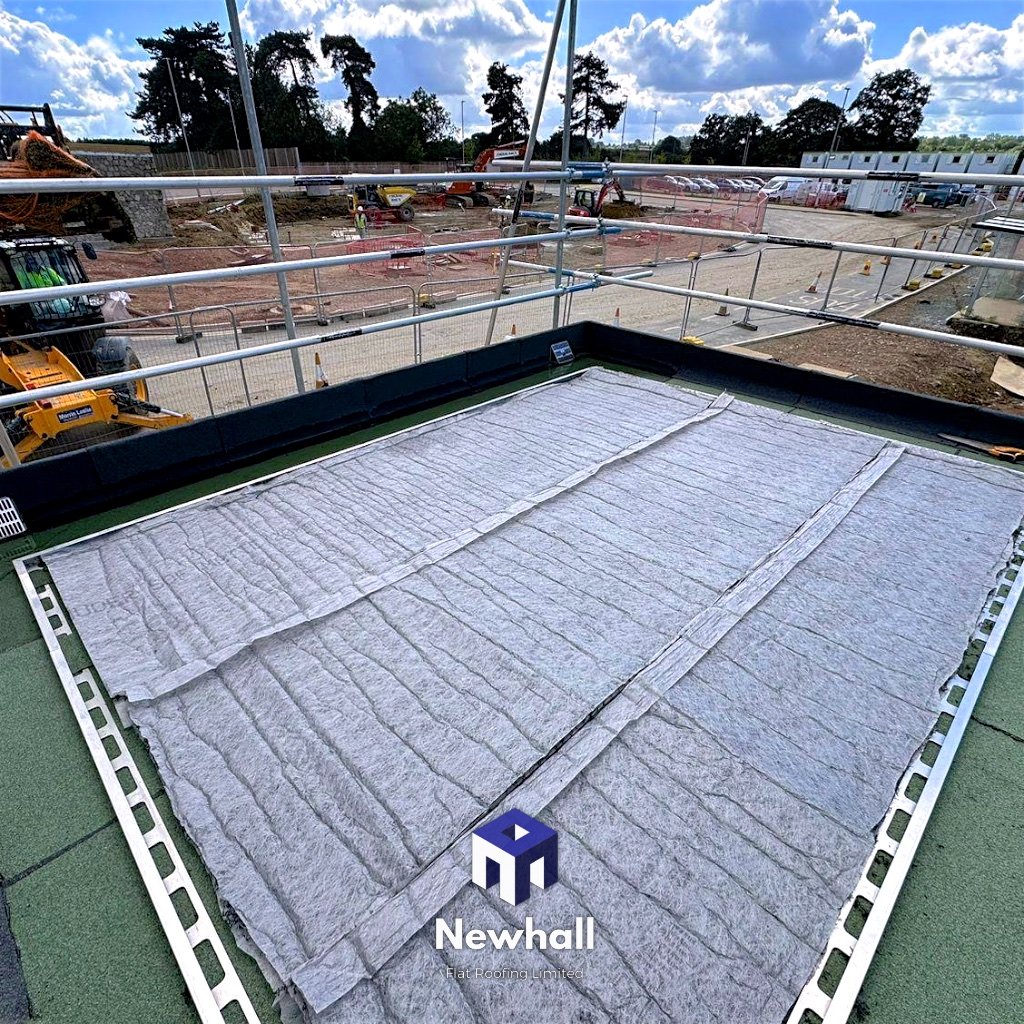 UK flat roof contractor green project