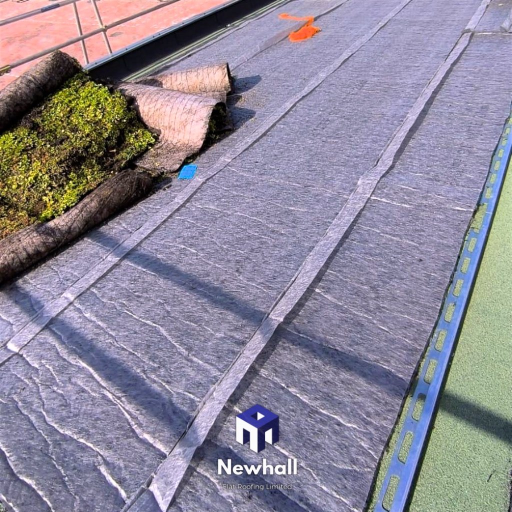 UK flat roof contractor green project
